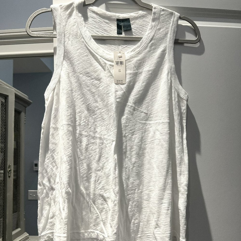 Anthropologie Left Of Center Asymmetrical Tank